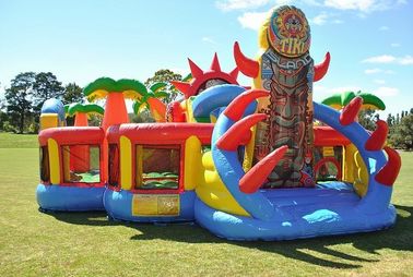 Het openluchtkasteel van Inflatables Bouncy, Opblaasbare de Jonge geitjes Mini Opblaasbare Verbindingsdraad van het Gezelschapsspelspeelgoed