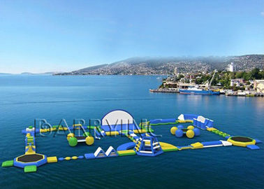 Het openluchtmateriaal van het het Waterpark van Watergolven, Opblaasbaar Drijvend Waterpark
