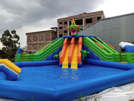 Het mobiele Park van het Land Opblaasbare Grondwater met Waterdichte Pooldia