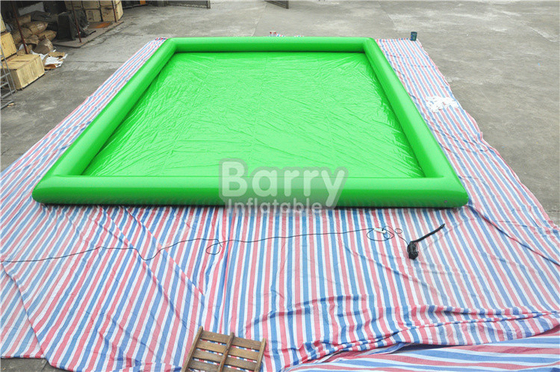 Luchtdichte Groene 0.9mm Opblaasbare het Waterpool van pvc voor Volwassen EN14960