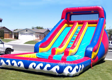 Grappige Reuze Opblaasbare het Waterdia van de Golf Volwassen Grootte met Pool