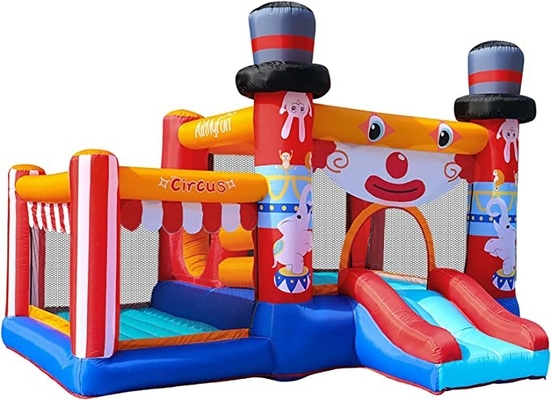 Openluchtbinnenplaats 0.55mm het Kasteel en de Dia van pvc Bouncy voor Peuters