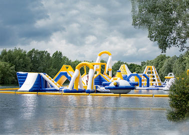 Vloeibaar van het de Cursuswater van de Vrije tijds Reuze Opblaasbaar Hindernis Waterdicht de Sportspel