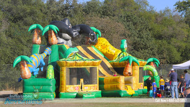 Het reuzekasteel van Bouncy van de Opblaasbare Combo Kinderen van King Kong met Dia