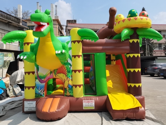 Kasteel van douane het Opblaasbare Bouncy met het Huis van de het Themasprong van Diadinosaurussen voor Jonge geitjes