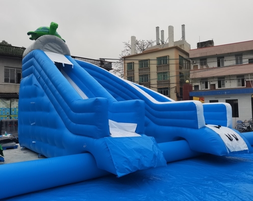 De Commerciële Opblaasbare Dia van pvc met de Grote Dia Combo van de Pooluitsmijter