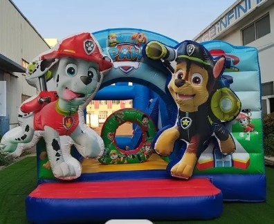 0.55mm van het de Spronghuis van pvc Carnaval Slag van het de Spronghuis van de Kinderen de Opblaasbare - omhoog Kasteel