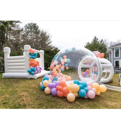 3x3m Opblaasbaar Openlucht het Springen Bouncy de Spronghuis van het Kasteel Wit Huwelijk voor Partij