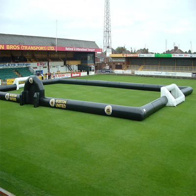 EN14960 van het de Voetbalspel van pvc de Opblaasbare Huur van het het Voetbalgebied Reuze Opblaasbare Openlucht