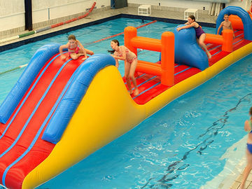 0.9mm van het het Park Opblaasbare Water van pvc Opblaasbare Aqua de Hinderniscursus voor Jonge geitjes