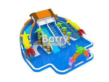 Reuze Opblaasbaar Waterpark, Bedrijven het Waterterrein van het Wildernishuis voor Jonge geitjes