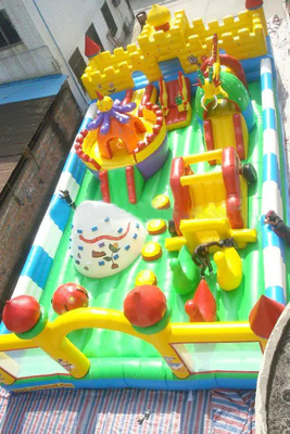 Plato PVC Opblaasbare Themaparken Springkastelen Opblaasbaar Pretpark