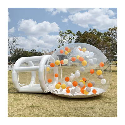 PVC Outdoor Opblaasbare Bubble Tent Duidelijke Opblaasbare Gazon Tent Koepelvorm
