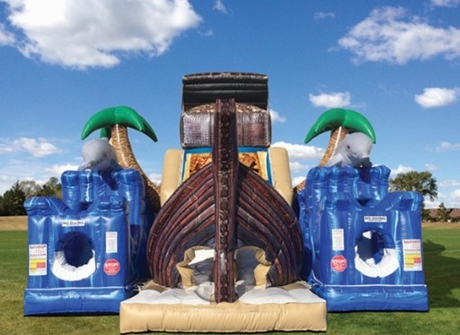 EN71 Opblaasbaar PVC Springkasteel Combo Bounce Huis Met Glijbaan