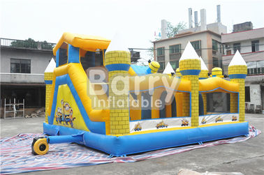 Het openlucht Opblaasbare Bouncy Kasteel van Jonge geitjesminions met Dia 0.55MM pvc-Geteerd zeildoek