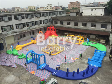 Reuze 22 * 25m Volwassen Verbazend Opblaasbaar Waterpark met Luchtventilator/Reparatiemateriaal
