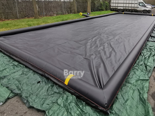 Auto watercontainer mat gemakkelijk schoon pvc opblaasbare waskussens schoonmaak mat voor auto