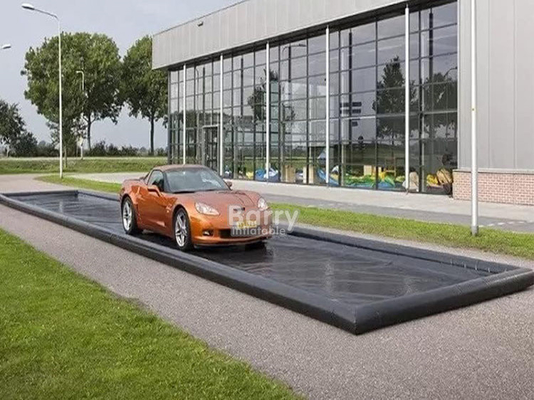 Zware opblaasbare wasmat voor auto's Watercollector Boarding Water Containment Mat