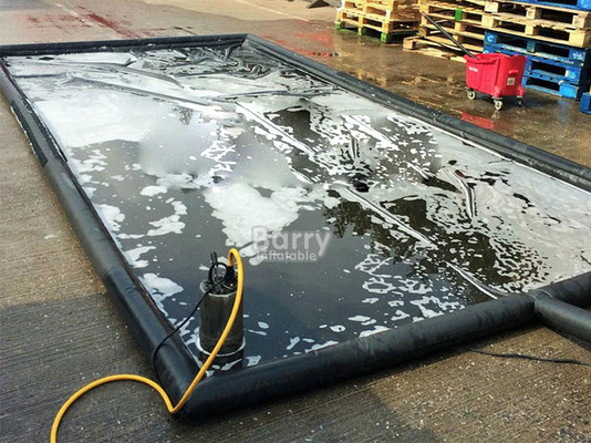 Goedkope prijs zachte PVC opblaasbare kleurrijke wasmat schoonmaakgarage plastic vloermatten