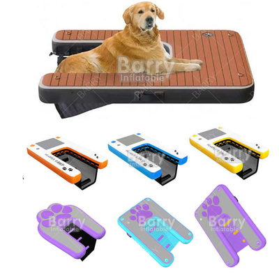 Veilige huisdier ladder kat huisdier hond oprit pvc opblaasbare pup planken voor grote honden tot 220lbs klim uit het water