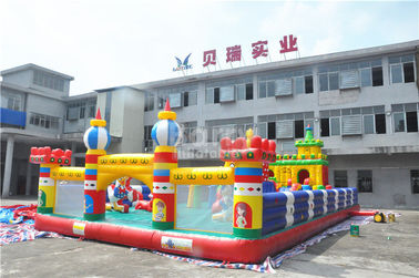 Kasteel van Bouncy van het sportthema het Opblaasbare, Binnen het Spelmateriaal van 0,55 mm-Kinderen van pvc