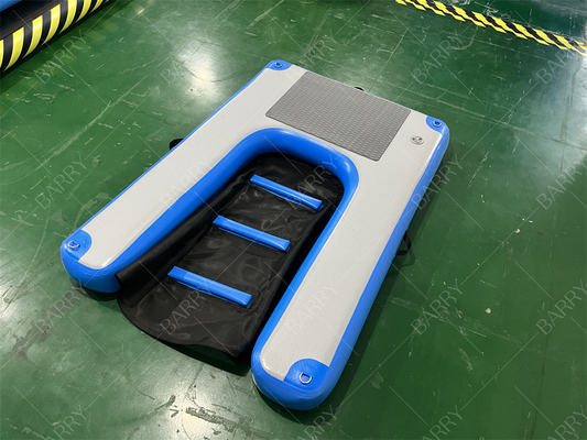 OEM Floating Pet Stairs Ladder opblaasbare waterrampe voor honden Barry