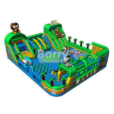 Custom Kids Playground Games Zoo Theme Park Opblaasbaar Indoor Park Nabij mij