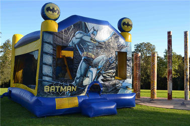 Geteerd zeildoek die Opblaasbaar het Springen van Batman C4 Combo Kasteel voor Commerciële Binnenplaats naaien