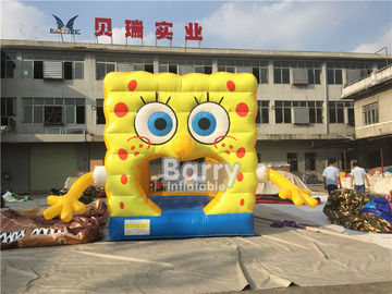 De verwijderbare van de de Verbindingsdraadspeelplaats van Themajonge geitjes Springende Uitsmijter van Spongebob Opblaasbare voor Partijhuur
