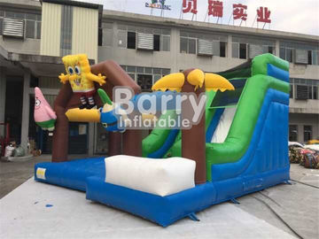 De Spronghuis van Spongebob Opblaasbaar Combo voor Jonge geitjes die pvc-Geteerd zeildoekmateriaal springen