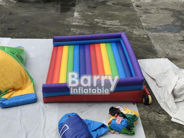 Spelen van de de Uitsmijter Grappige Openlucht Opblaasbare Sport van het regenboog de Opblaasbare Springende Bed Opblaasbare voor Speelplaats