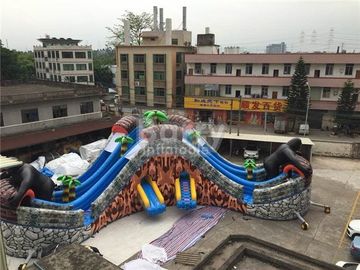 Pvc-Park van het Geteerd zeildoek glijdt het Reuze Openlucht Opblaasbare Water met 3/het Opblaasbare Park van het Speelplaatswater
