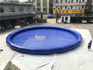 0.9mm het Opblaasbare Zwembad van pvc/Slag - omhoog Draagbare Ronde Waterpool