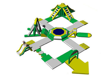 0.9mm Plato Parken van het het Geteerde zeildoek de Reuze Opblaasbare Water van pvc, Wibit-Sportpark 145 Delen