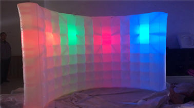 Commerciële Grote Opblaasbare de Fotomuur van het Partijhuwelijk met LEIDEN Licht