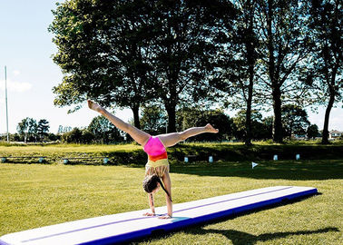 Luchtdichte van het de Luchtspoor van de Veiligheidsbescherming Opblaasbare van de de Gymnastiekvloer Springende de Matpurple