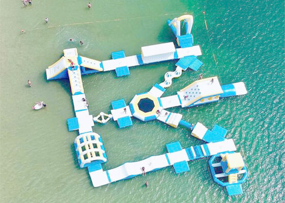 Vrije Aangepaste Drijvende Waterspelen, Reuze Opblaasbaar Zeewaterpark voor de Zomer