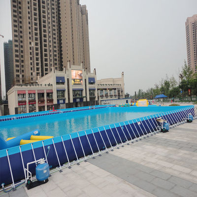 Het grote van de het Waterpool van pvc Zwemmende Kader van het het Roestvrije staalmetaal Draagbare