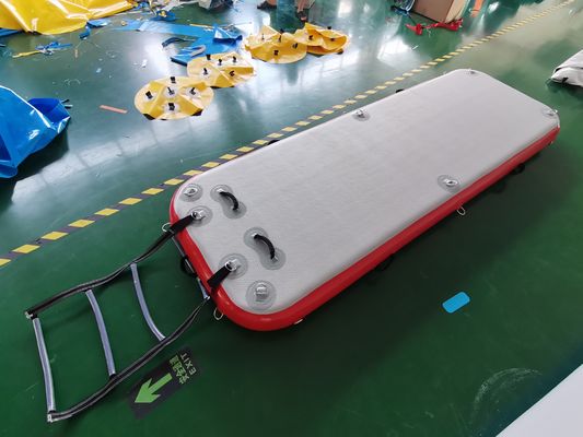 Barry Leisure Land Inflatable Swim-Opblaasbare Drijvende Platform van het Eiland het Drijvende Vlot
