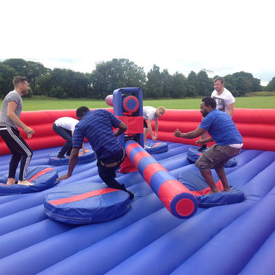 Interactieve Opblaasbare Openlucht de Sport Opblaasbare Veger 8*8m van het Afsmeltingsspel