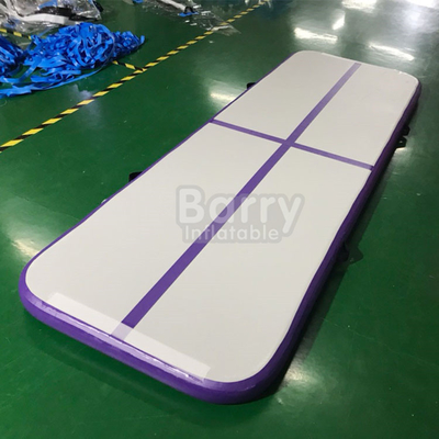 Professionele Purpere Kleur 3x1m Opblaasbare Gymnastiek Mats Tumbling Air Track