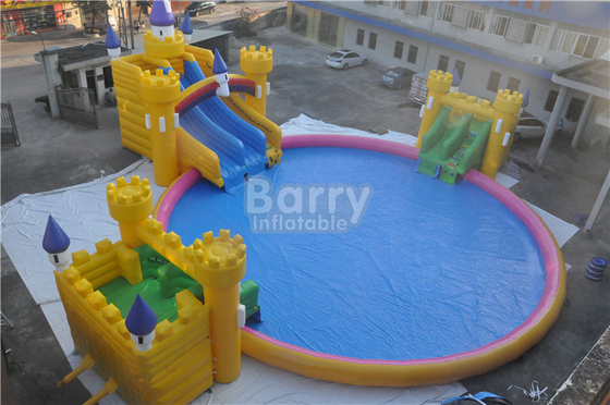 Aangepast 0.9mm van het het Waterpark van pvc Opblaasbaar het Grondwaterkasteel