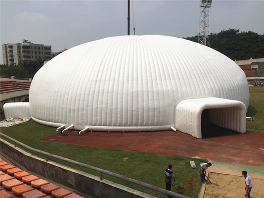 OEM de Reuzediameter van de de Koepel Opblaasbare Tent 10m van pvc voor Hulp bij rampen