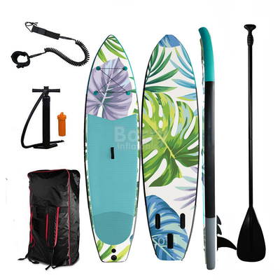 Dubbele Laag Opblaasbare SUP van de Steekpvc van de Raadsdaling de Tribune omhoog Opblaasbare Surfplank