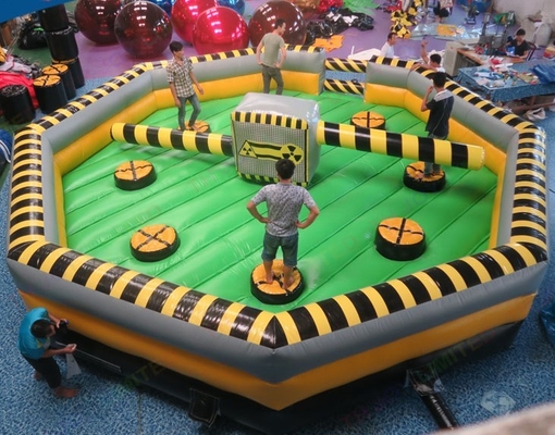 Het aangepaste Spel van de Uitdagings Opblaasbare Afsmelting met Rotative Machine 7m Diameter