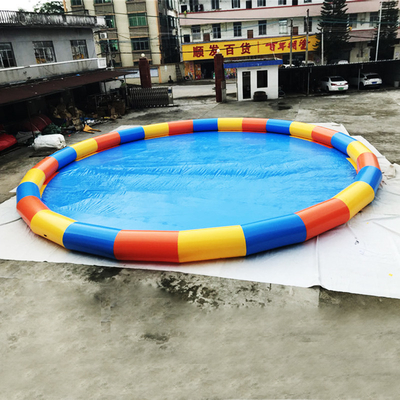De ronde 10m-Druk van Diameterplato portable water pool logo
