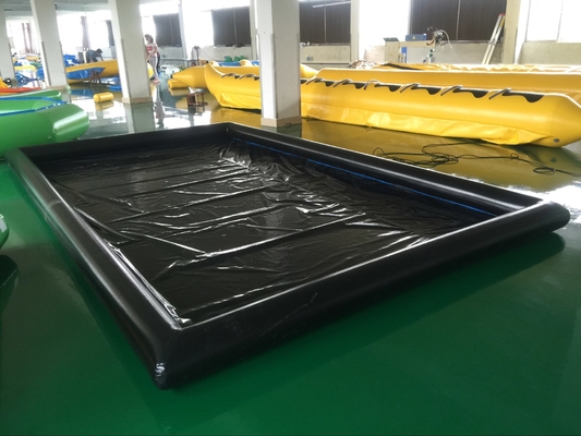 Zwarte 0.6mm de Opblaasbare Autowasserette Mat Full Set Position van pvc