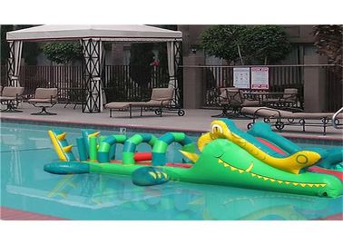 Opblaasbaar Openluchtspeelgoed die Slag drijven - omhoog Hinderniscursus voor Waterpark