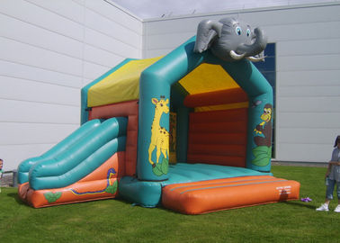 Van de Wildernisbouncy van olifants de Opblaasbare Combo Huur van de het Kasteeldia voor Spelpark