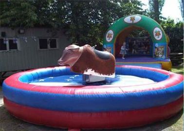 De gekke Grappige Opblaasbare Interactieve Rodeo van de Spelen Mechanische Stier voor Park